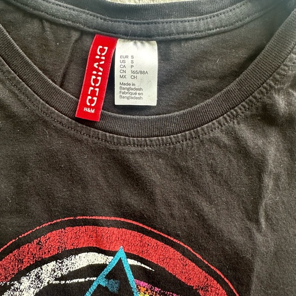 H&M DIVIDED BLACK PINK FLOYD MUSCLE TANK TOP - Picture 7 of 8